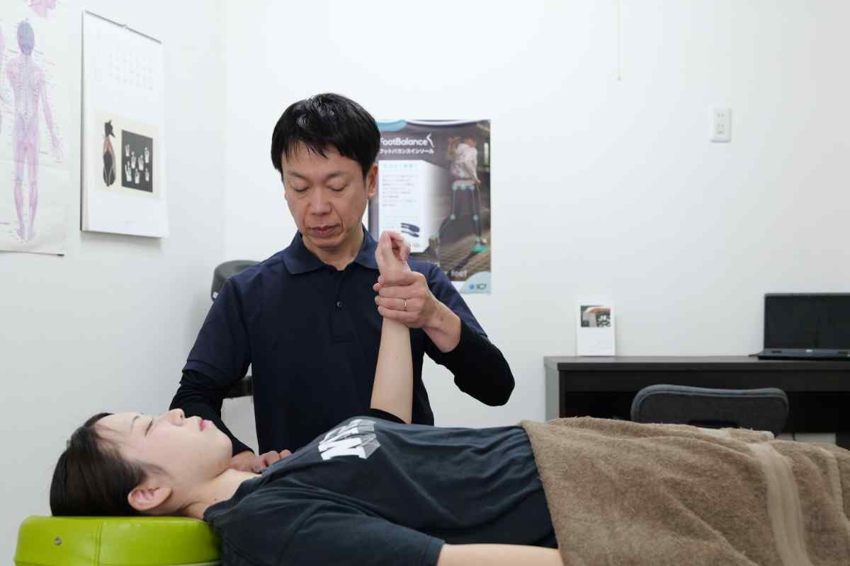 身体の現在の状態や施術をご説明